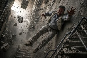 Ding! Going down? An astonishing description of the World Trade Center collapse.